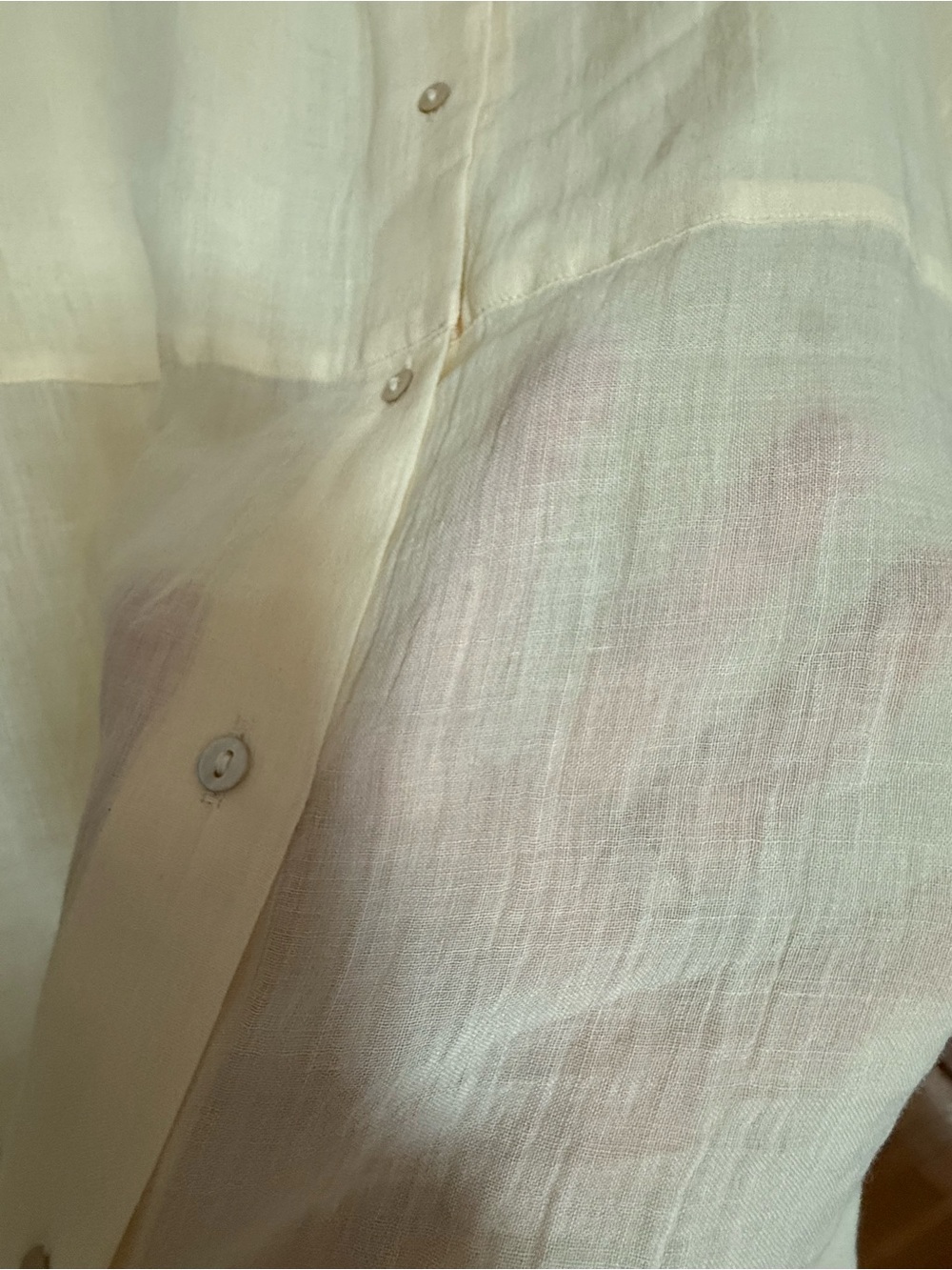 MASSIMO DUTTI  100% Ramie Oversize Blouse Tunic Limited Edition Size M NWT - Picture 6 of 10